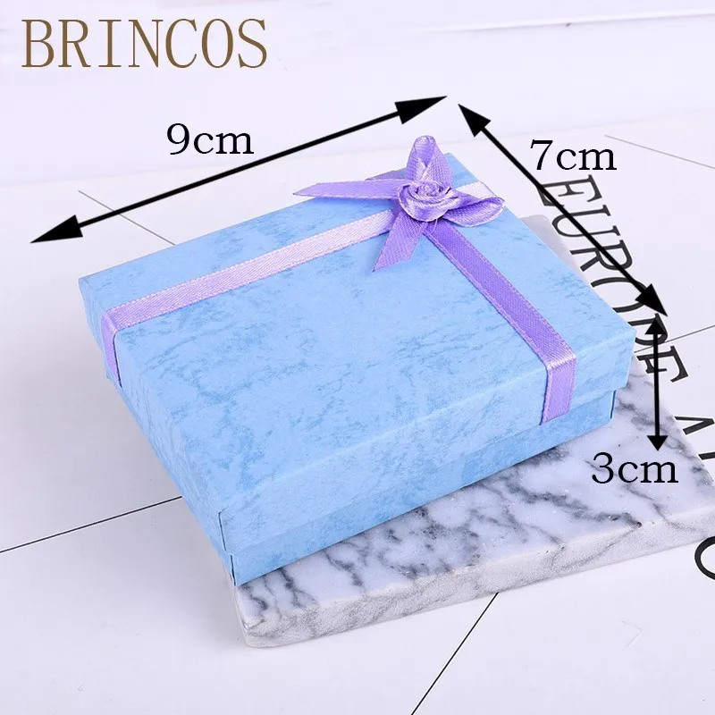 Коробка для упаковки ювелирных изделий ожерелий сережек колец Лидер продаж