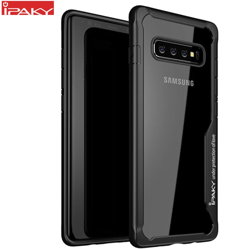 Чехол iPaky S10e для Samsung S10 Plus силиконовый акриловый Гибридный противоударный