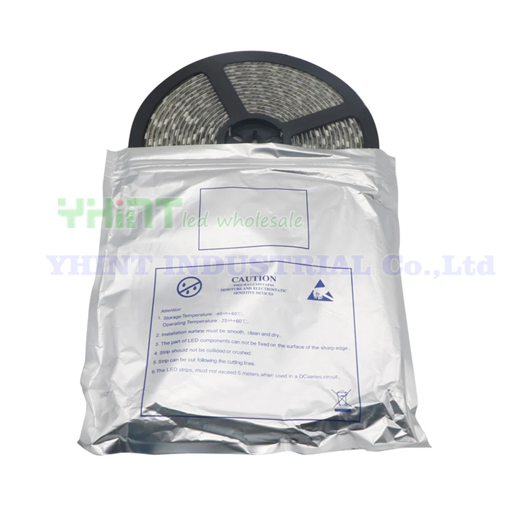 1 комплект 5 м DC12V 5A SMD5050 IP65/IP20 Водонепроницаемый красный синий зеленый желтый