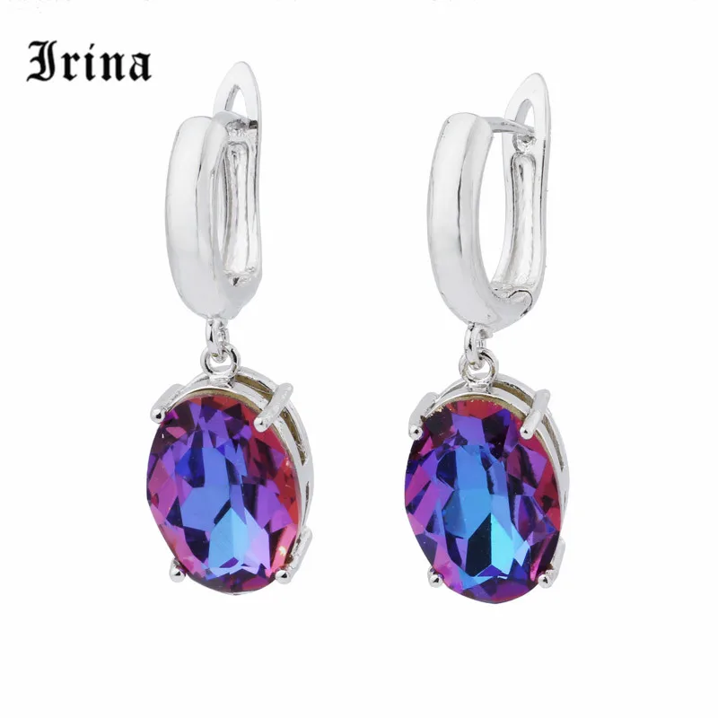 Женские серьги подвески Irina 585 из розового золота ювелирные изделия для