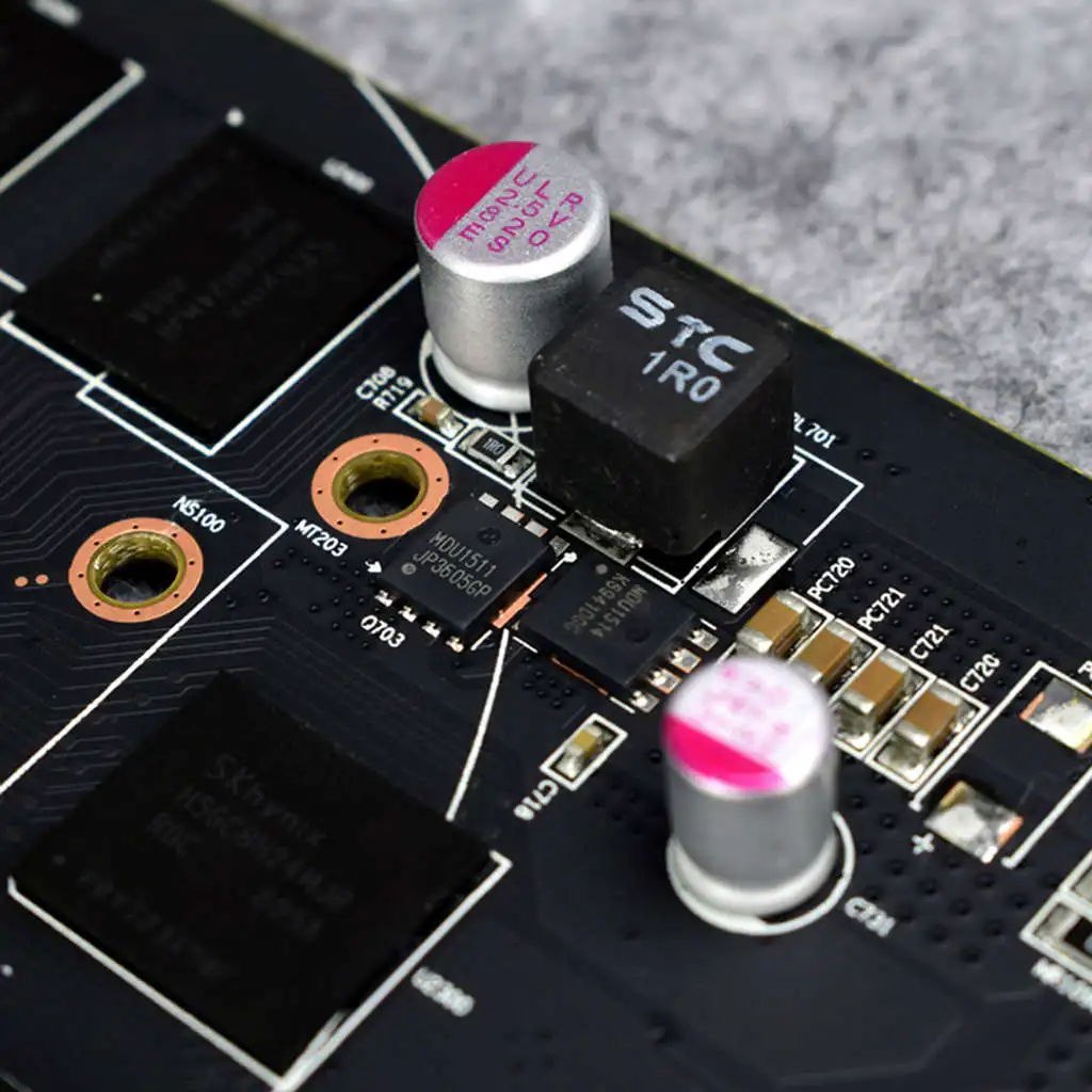 СОБОЛЬ Охота видеокарта RX580 8G 8000 МГц 1257 1340 Gddr5 256bit 14nm 2304 единиц Hdmi + Dp Dvi Directx12