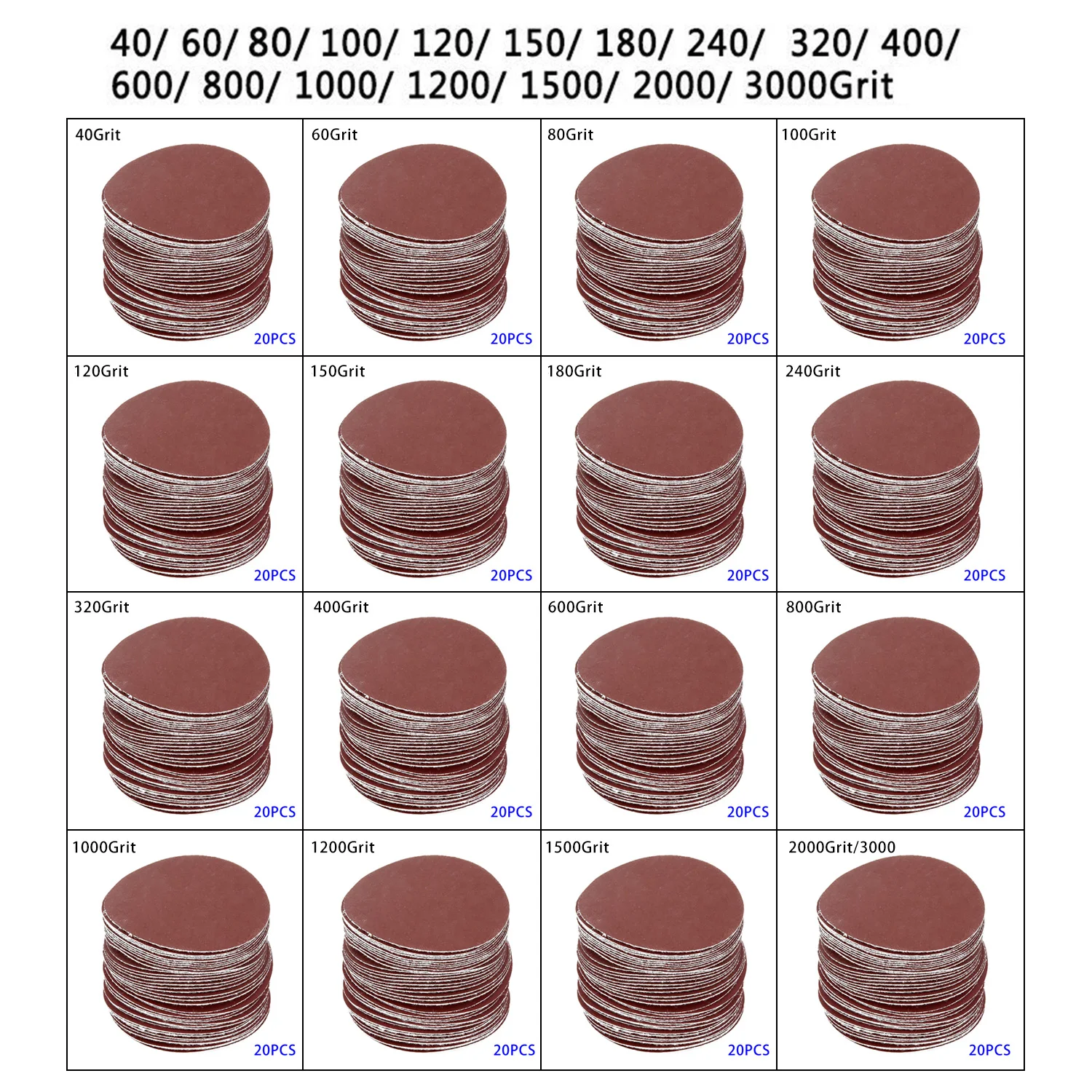 20 шт. 3 &quot75 мм шлифовальный станок для шлифовки бумаги дисковые подушки