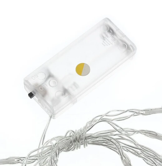 10 светодиодный Цвет ротанговая Пальма клубок светящиеся гирлянды на Рождество