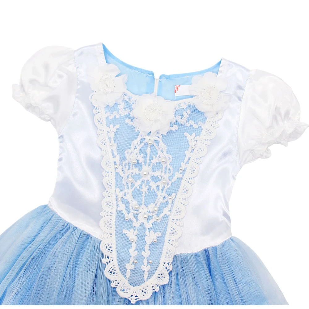 AmzBarley Girls Elsa Princess Costumes Snow Queen Cosplay Dress+ cape Birthday Party Halloween Carnival outfits winter clothes | Детская