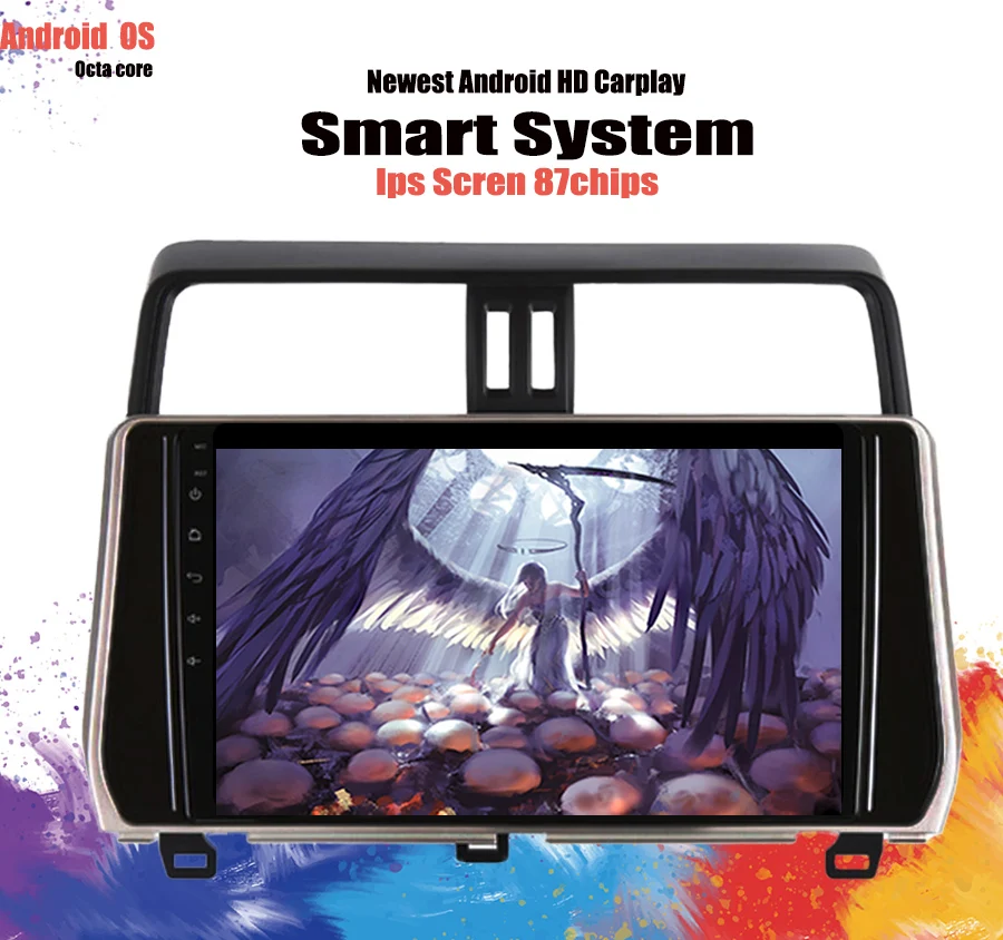 Автомобильный мультимедийный плеер Android 10 0 dvd-плеер для Toyota Prado 120 150 Land Cruiser 2018 2019