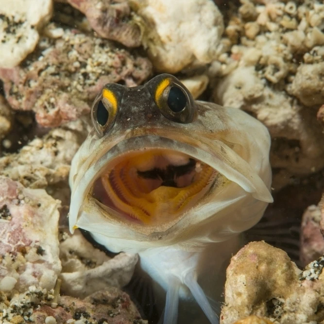 Золотая рыбка в отверстии с открытым ртом на Филиппинах (11x17)|Таблички и знаки| |