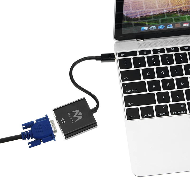 CLAITE MantisTek MD1 Mini Display Port DP Male To VGA Female кабель адаптер конвертер 90 мм| |