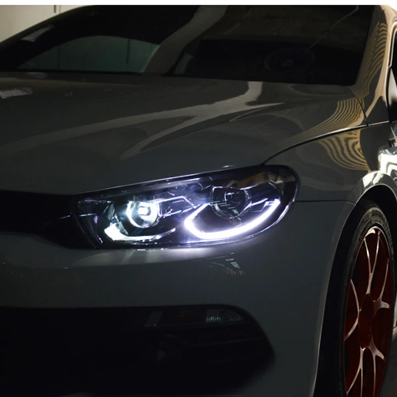 Roadot 1 комплект светодиодный автомобильный Стайлинг Авто. Pro для VW Scirocco головной
