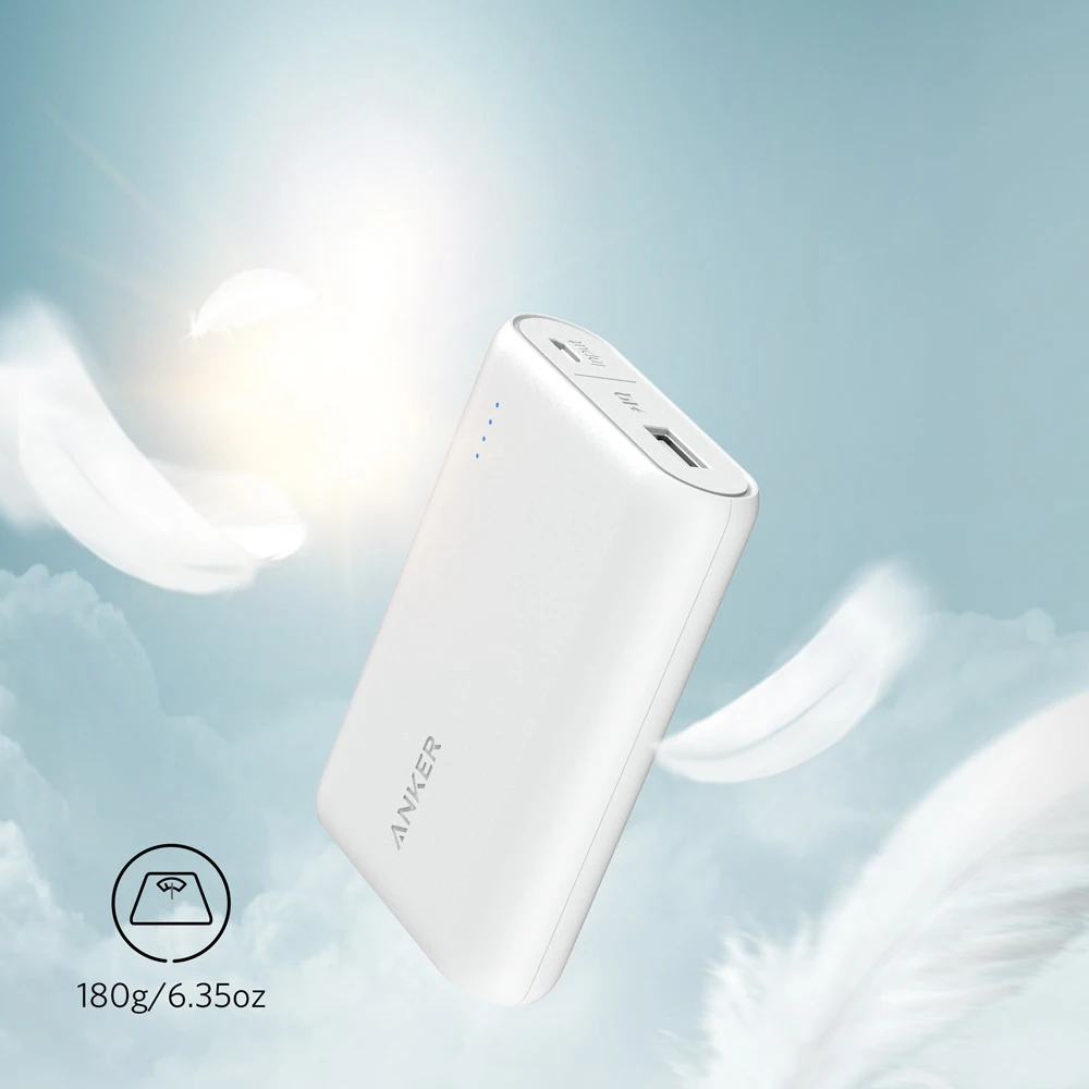 Внешний аккумулятор Anker PowerCore 10000 usb microUSB портативное зарядное устройство