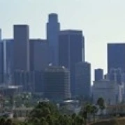 Небоскребы в городе Los Angeles California USA 2009 постер печать (18x6) | Дом и сад