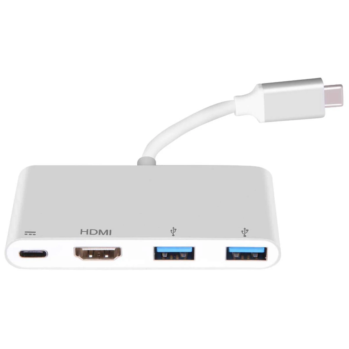 Топ Usb C к Hdmi адаптер 4K type многопортовый Av конвертер с 2 3 0 портами для Macbook Pro Google