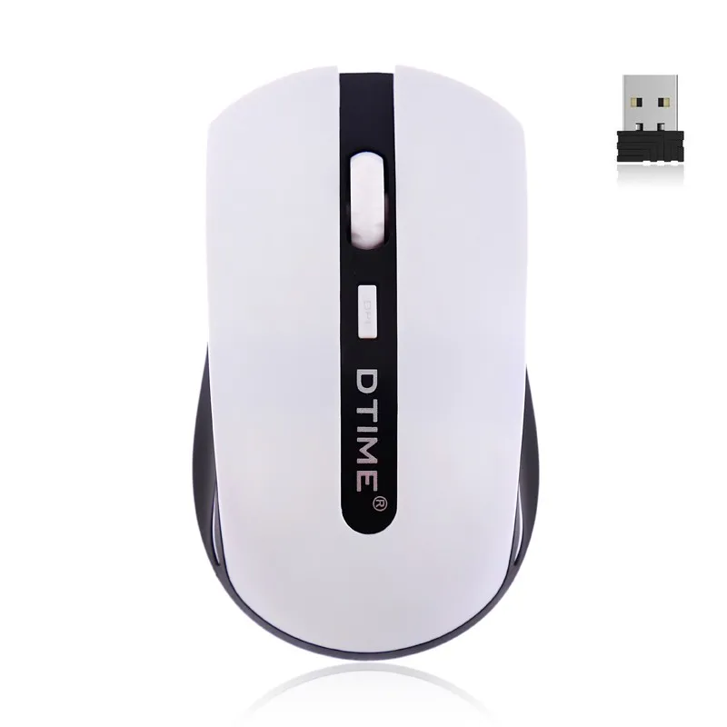 DTIME Mini Usb 2 4G Бесшумная ультратонкая беспроводная мышь для ноутбука компьютерных