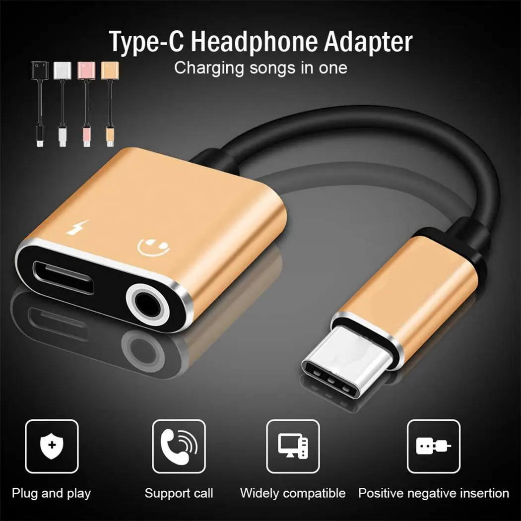 Usb type c до 3 5 мм разъем для наушников Aux аудио кабель конвертера htc U11 Xiaomi