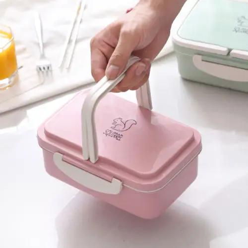 Ланч бокс Bento для детей и взрослых пищевой контейнер столовая посуда 1000 мл