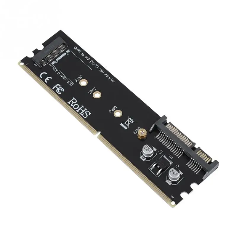 Высококачественный внешний адаптер DDR к M.2 SSD SATA NGFF B Key Riser Card | Компьютеры и офис