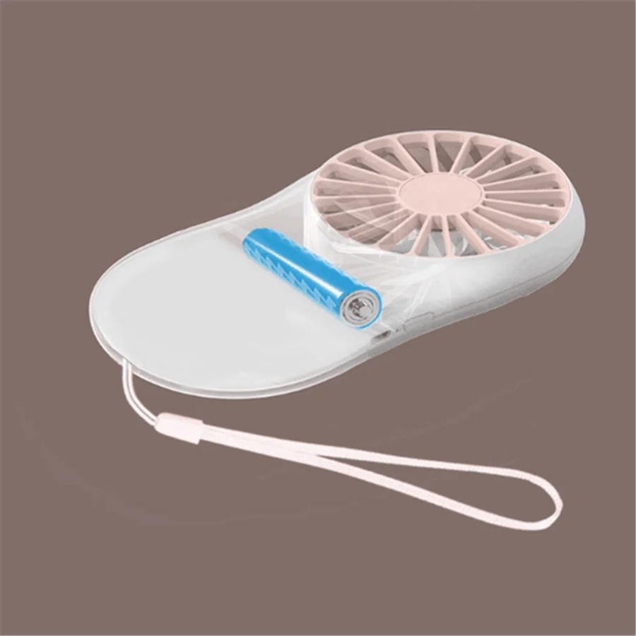 Мини вентилятор портативный ручной USB Перезаряжаемый складной мини кулер