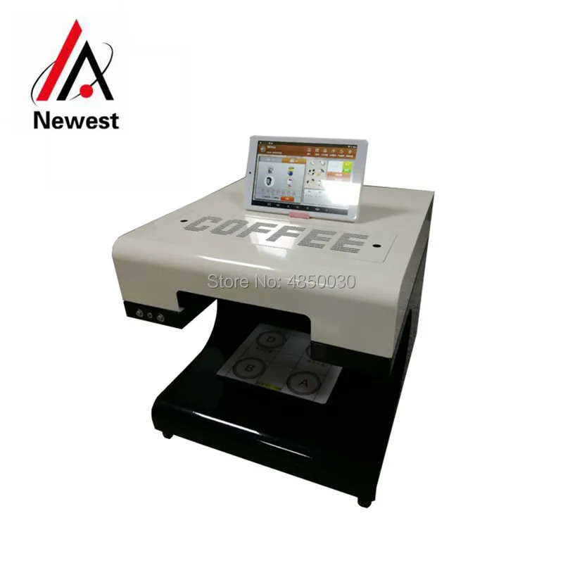 Кофейный принтер с 4 чашками печатающая машина для молочного чая йогурта торта по