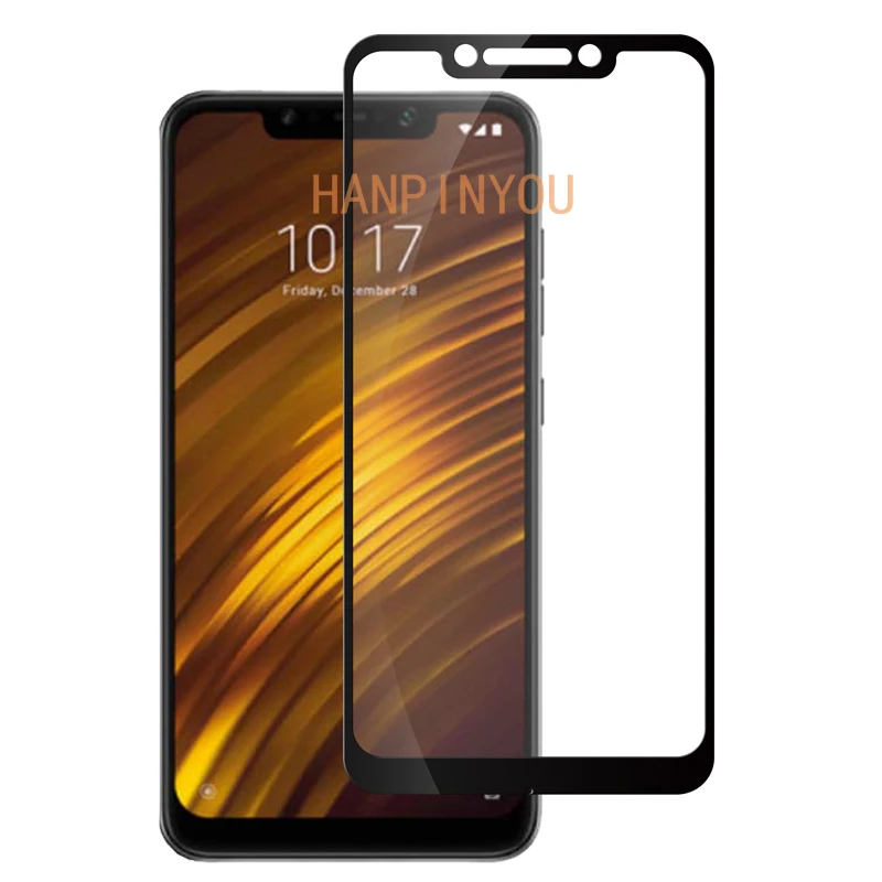 10 шт./лот для Xiaomi Pocophone F1 / Poco 6 18 дюйма 9D полное клеевое Покрытие Закаленное стекло