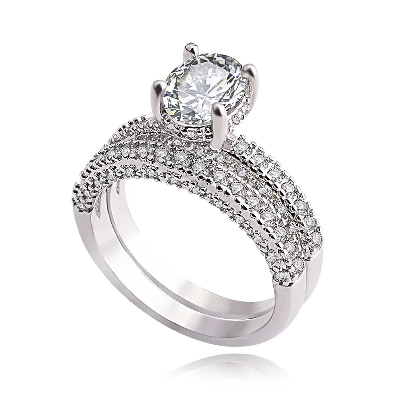Женское кольцо с бриллиантом AAA 14K 1 5 карат|Кольца| |