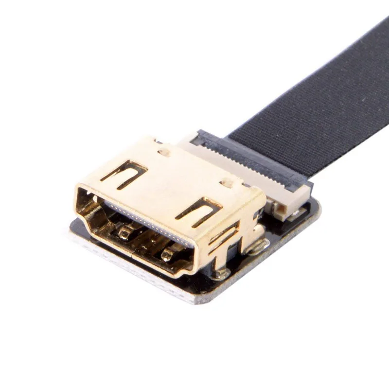 CYFPV Прямой HDMI Type A мужчина к женскому FPC плоский кабель для HDTV мульти коптер