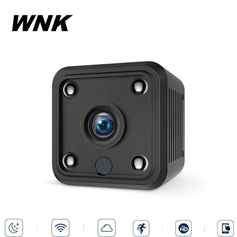 WNK 720 P ip-камера мини беспроводная видеокамера с Wi-Fi Встроенная батарея ночного