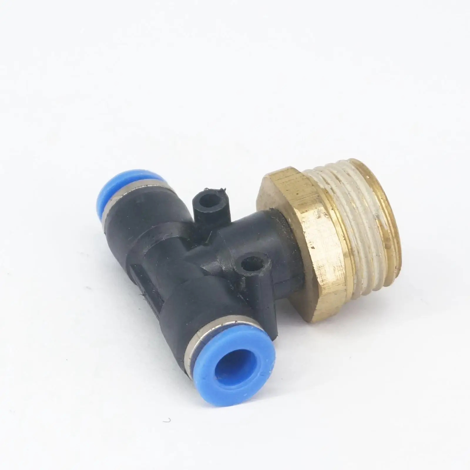 LOT 5 1/2&quot BSP male to Fit Tube O/D 6mm Pneumatic Tee 3 Way Push In Connector Union Quick Release Air Fitting Plumbing | Обустройство
