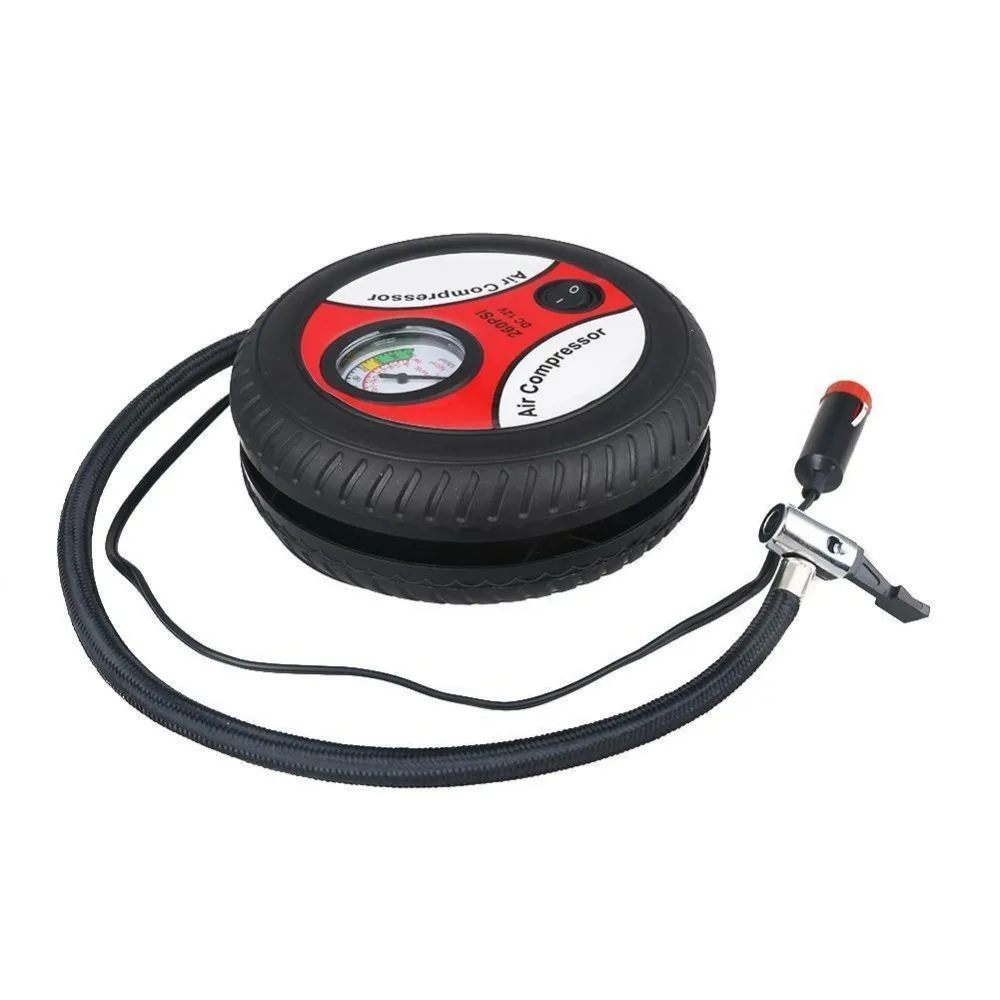12V Портативное колесо компрессора воздуха 260psi насос для накачки шин