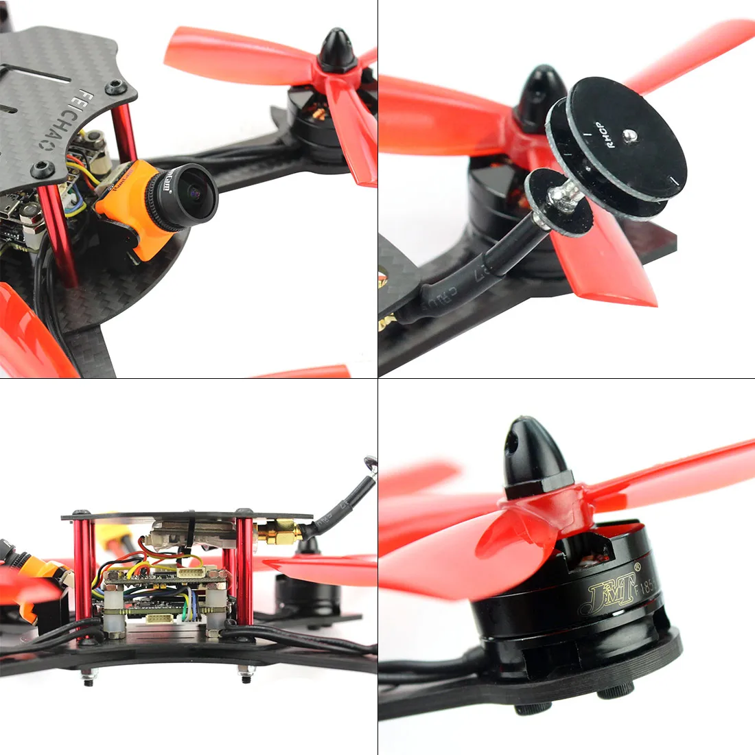 JMT DIY FPV гоночный Дрон Квадрокоптер F4 Pro V2 управление полетом 180 мм рама из