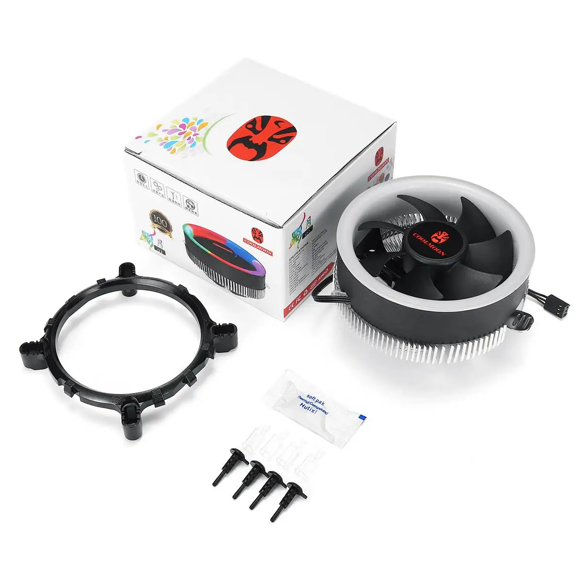 Вентилятор охлаждения для ПК 3Pin светодиодсветодиодный синей диафрагмы