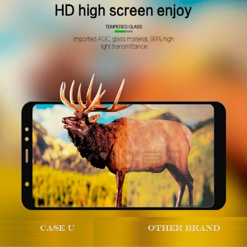 Full Cover Tempered Glass For XIAOMI Redmi Note 5 PRO Note5 Prime Global 6X 5.99 Inch Screen Protective Smartphone On Toughened | Мобильные