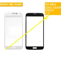 10pcslot for samsung galaxy s5 mini g800f g800h g800 touch screen front glass panel touchscreen outer lens replacement