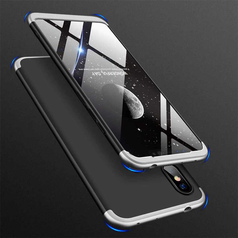 Чехол CASEWIN для Xiaomi Redmi Note 6 Pro тонкий жесткий чехол ПК с 3 съемные детали защитный