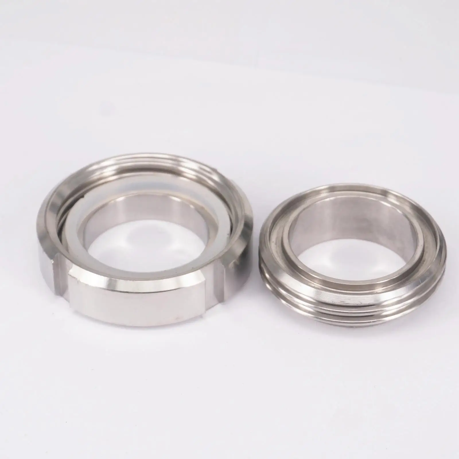 45mm Pipe OD 304 Stainless Steel Sanitary T-ThreadWeld On Socket Union Set Homebrew 229 PSI Hygiene Grade | Обустройство дома