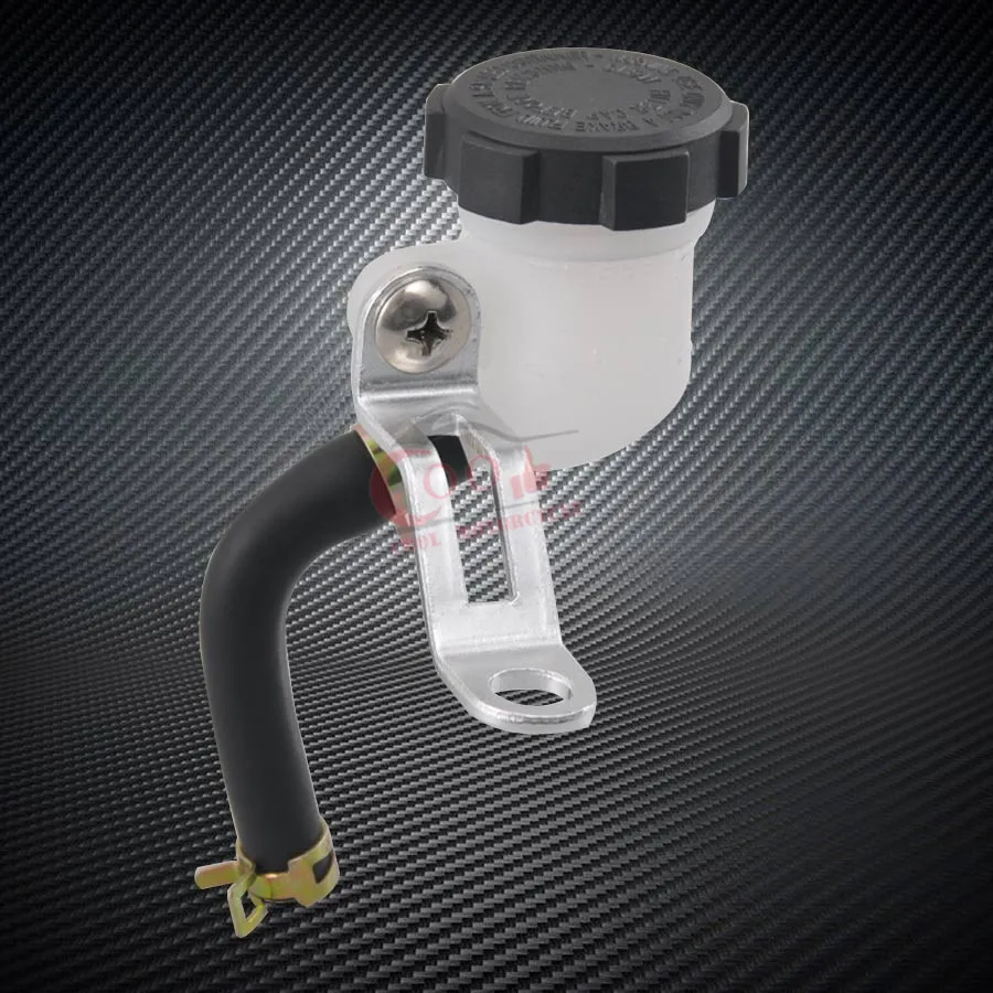Motorcycle ABS Plastic Brake Reservoir Fluid Oil Tank Cup with Rubber Pipe Mount Bracket Fits For Brembo Caliper New | Автомобили и