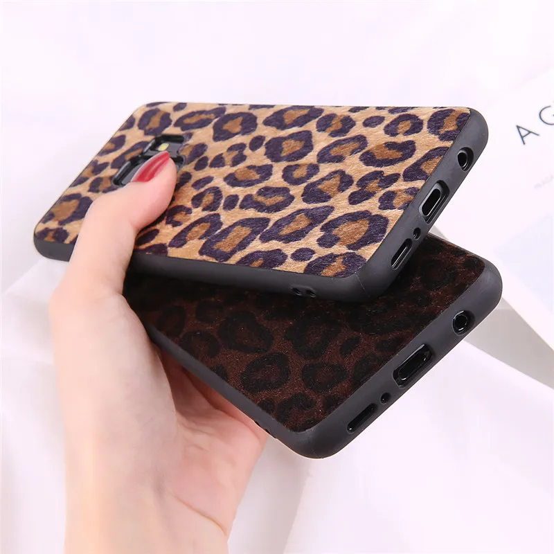 Lovebay For Samsung Galaxy Note 8 9 S8 S9 Plus Colorful 3D Leopard Print Pattern Shell Soft TPU Cell Phone Case Back Cover Cases |