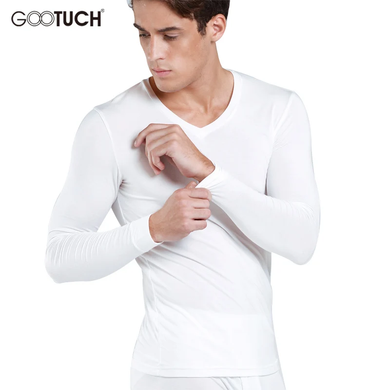 

Winter Long Johns Tops Thermal Underwear Tops Men V Neck Thin Long Sleeve Undershirt Warm Ondergoed Plus Size 4XL 5XL 6XL 024