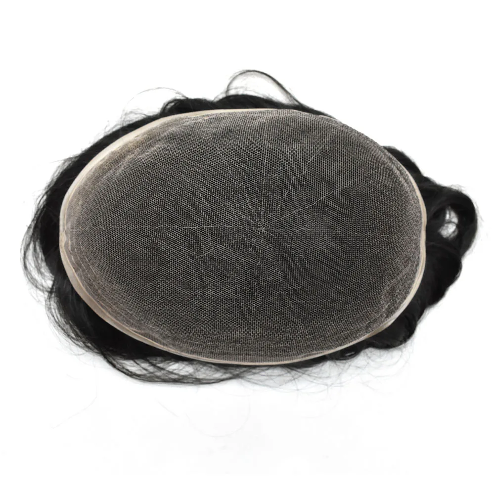 Новинка мужской парик индийские человеческие волосы Remy для мужчин полностью