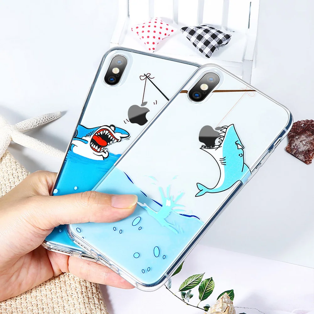 KISSCASE забавные мультипликационные животные чехол для телефона iPhone X6 6 S 7 8 Plus X XS MAX XR