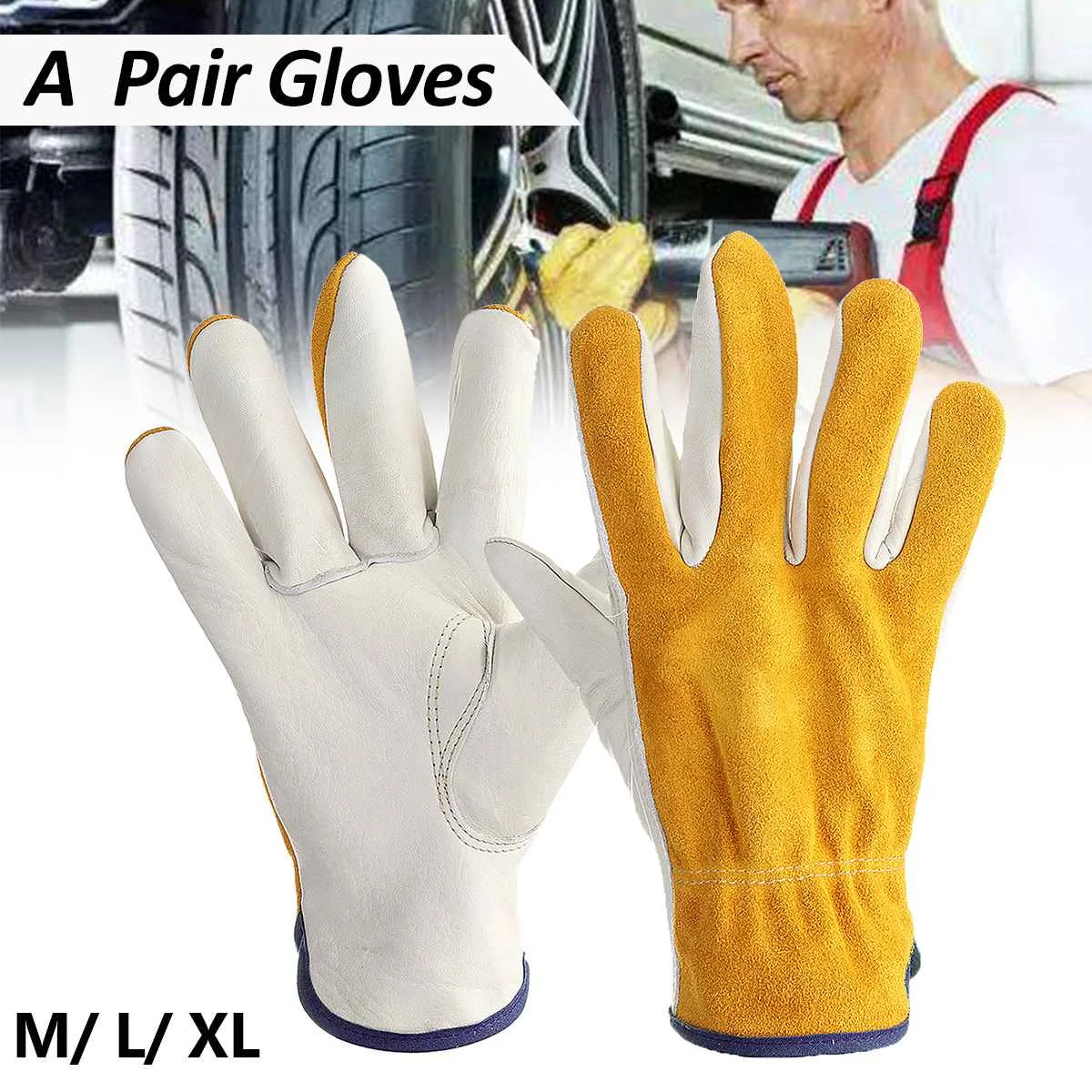 

1 пара, защитные перчатки для ремонта автомобиля, M/L/XL