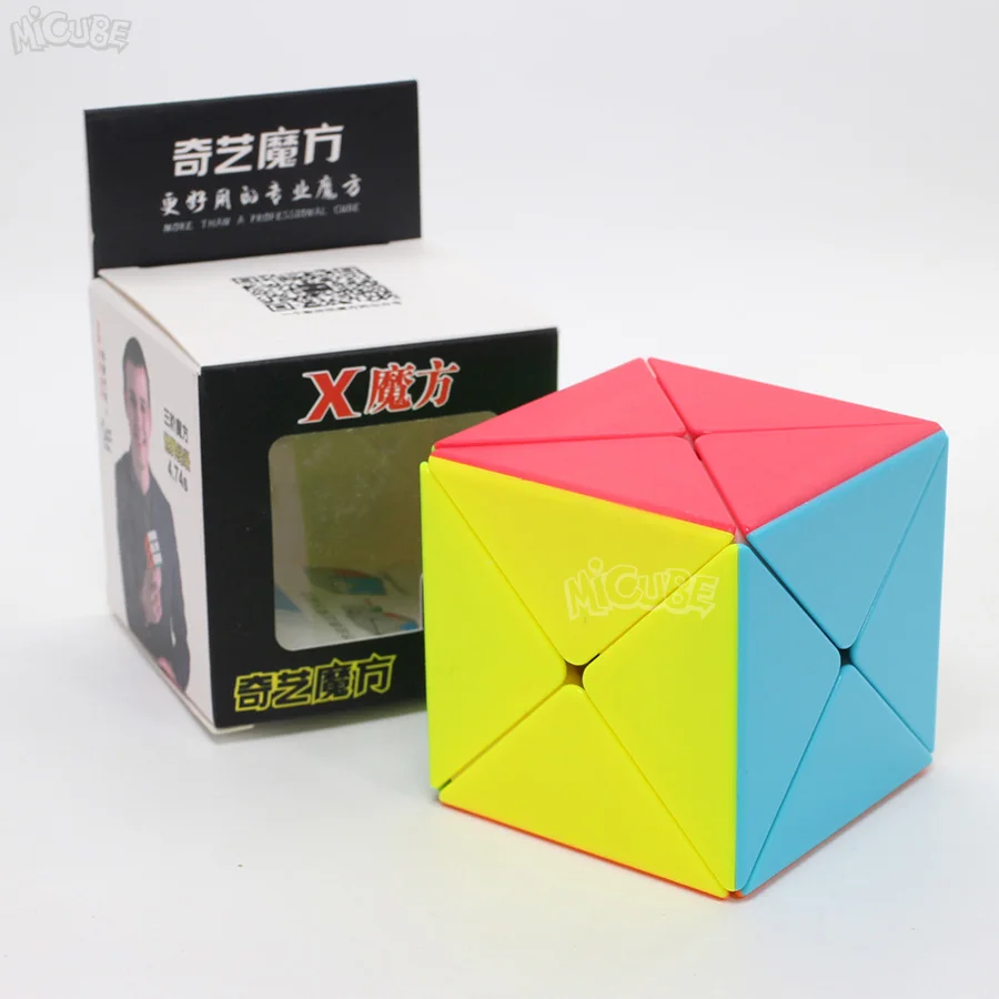 Qiyi Xcube 2x2 x кубик Cubo Magico Пазлы без наклеек для взрослых игры обучающая игрушка