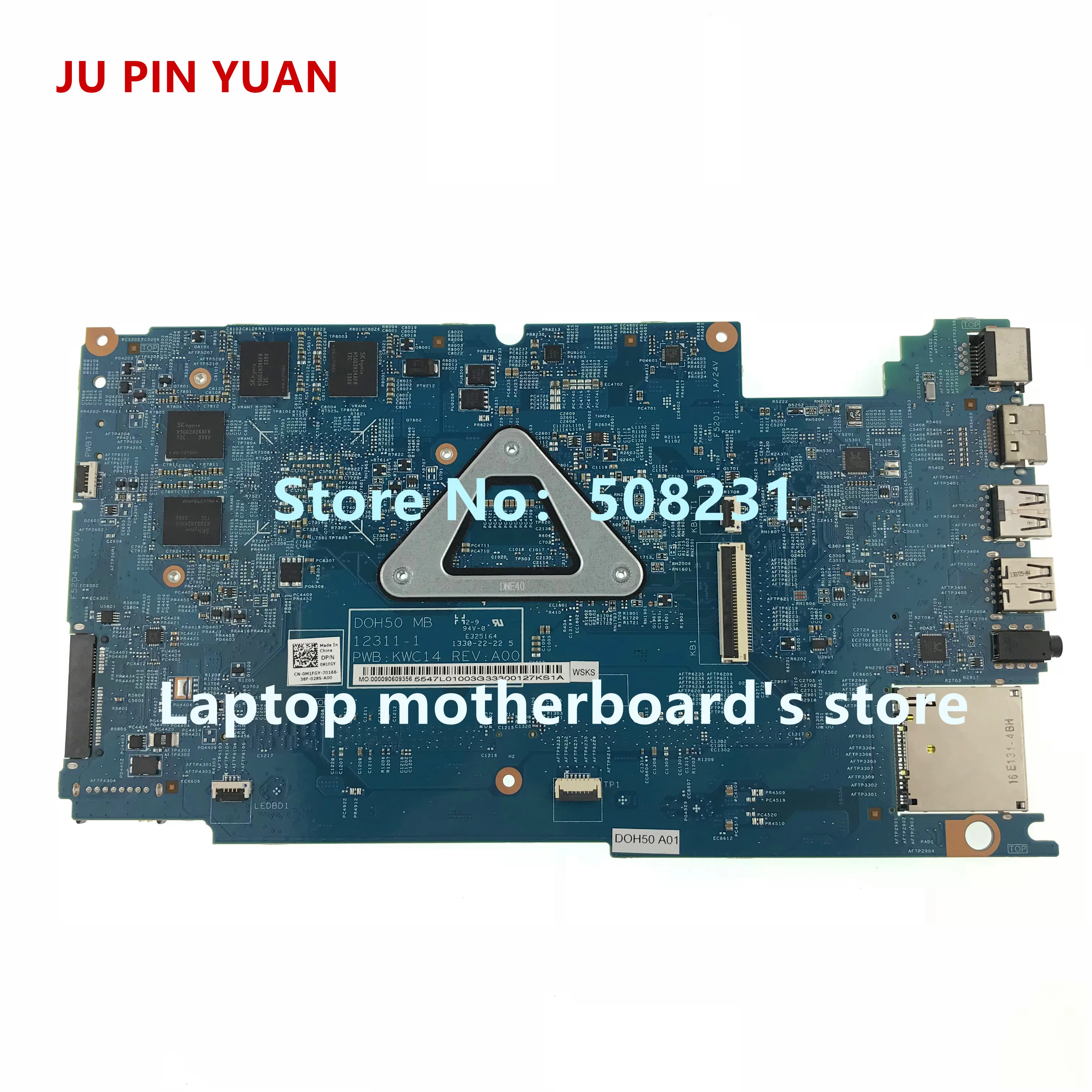 Оригинальная материнская плата для Dell Inspiron 15 7537 с центральным процессором