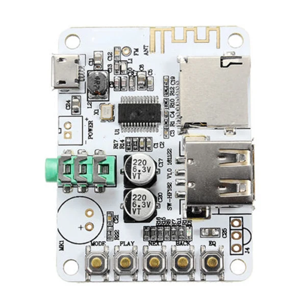Bluetooth аудио приемник Цифровой усилитель плата с Usb портом Tf карта | Электроника