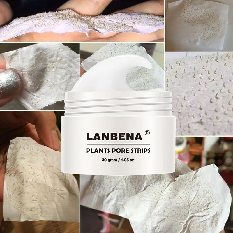 60 шт. бумаги + LANBENA для устранения черных точек маска очищения пор черная пилинг
