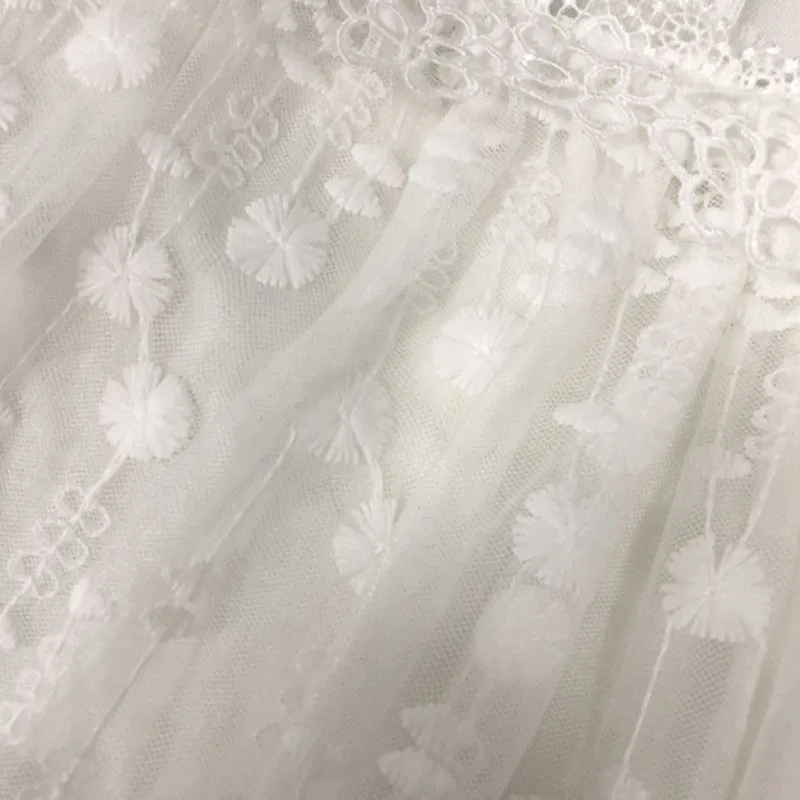 Lace Embroidery Baby Party Formal Dress White Wedding Teen Girls Girl Summer Dresses 12 Year 14 10 8 6 4 Spring 2019 Cute | Детская