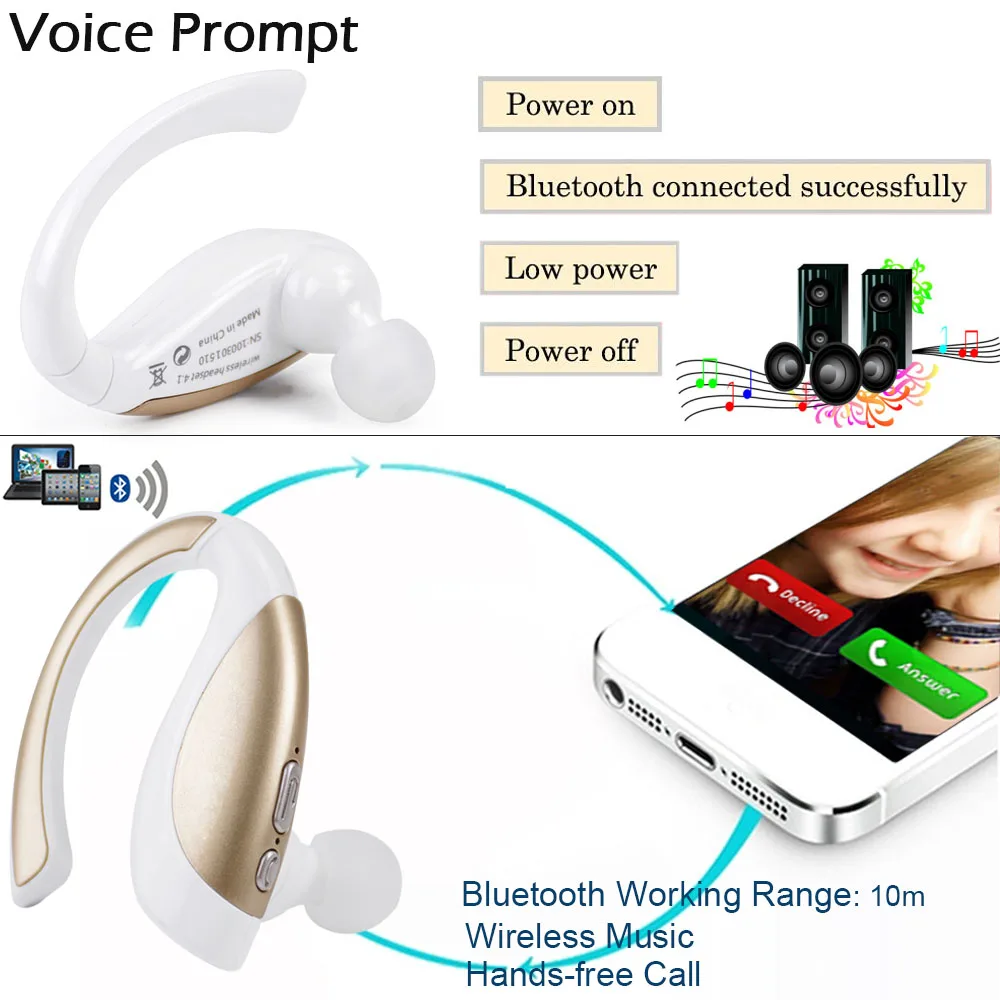 X16 Bluetooth 4 1 наушники стерео спортивные устойчивое гарнитуры Шум шумоподавления