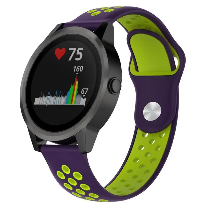 Силиконовый пористый дышащий ремешок для часов Garmin Vivoactive3|Смарт-аксессуары| |