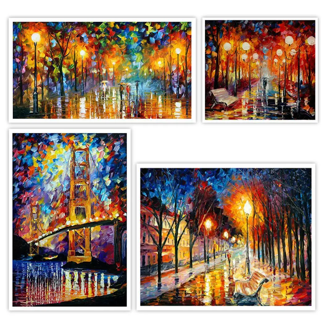 Красивые бескаркасные Картины Красочные Имитация масла PaintingHome отель и т. Д.