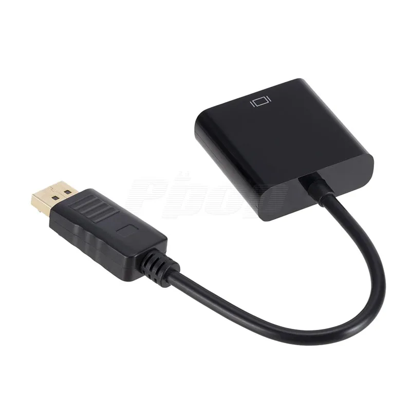 Конвертер DisplayPort DP в VGA кабели 1080P 24 см Папа-мама для монитора ПК |
