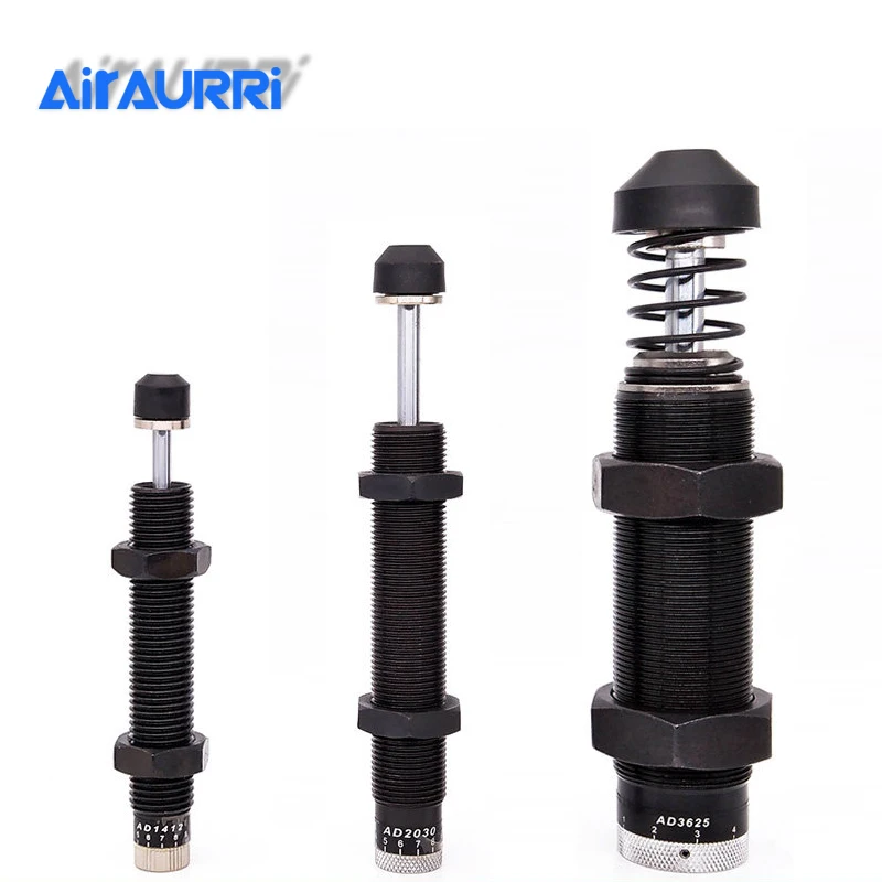 

Cylinder buffer AD Adjustable Series AD1410 AD1412 AD1416 AD1420 AD1425 AD2016 AD2020 AD2025 with cap Hydraulic Shock Absorber
