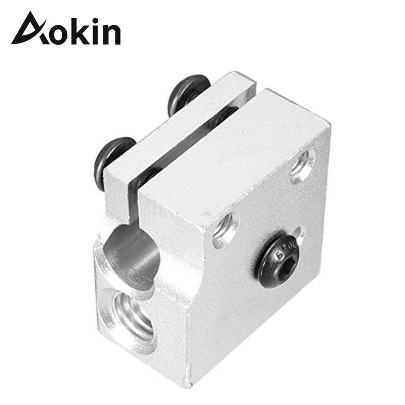 

Aokin Volcano тепловой блок Горячий Конец для 1,75/3,0 мм нити V5 V6 экструдер J-нагревательная головка экструдер блок алюминиевый блок 3D принтер